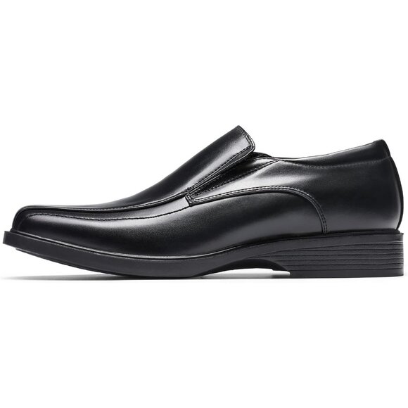 Bruno Marc Men's Black Cambridge Slip-on Loafers Square-Toe Dress Shoes - Picture 5 of 11